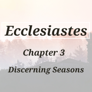 Discerning Seasons