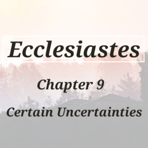 Certain Uncertainties